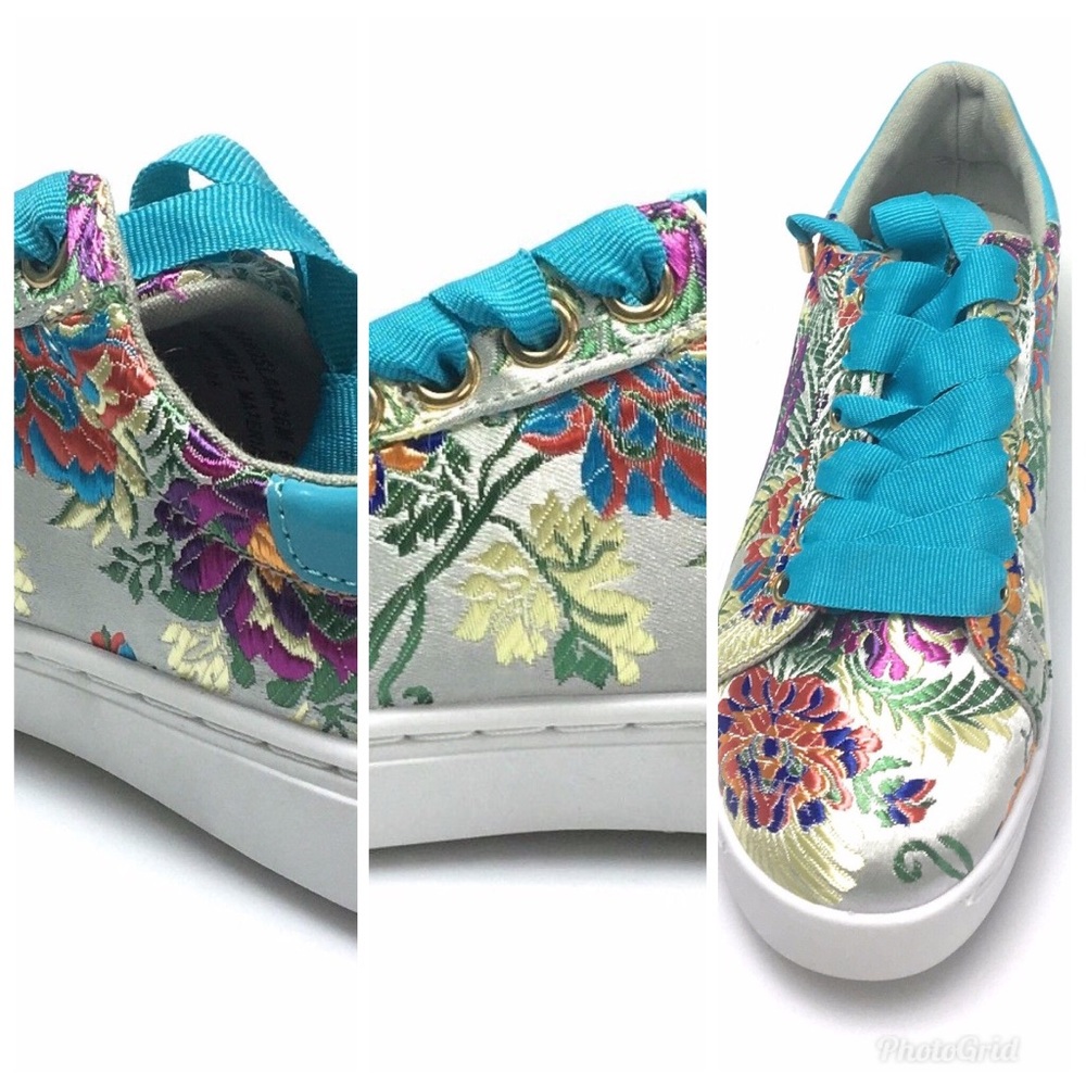 Embroidered sneakers